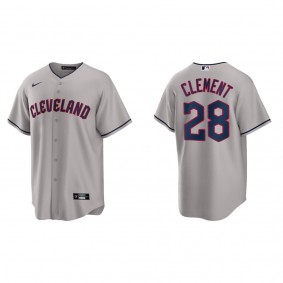 Ernie Clement Cleveland Guardians Gray Road Replica Jersey