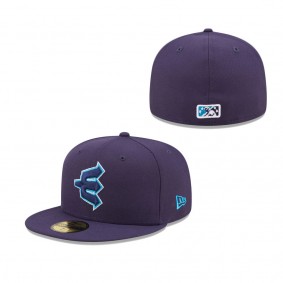 Men's Everett AquaSox New Era Navy Authentic 59FIFTY Fitted Hat