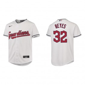Franmil Reyes Youth Cleveland Guardians White Home Replica Jersey
