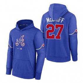 Fred McGriff Atlanta Braves Royal 2023 City Connect Pregame Performance Pullover Hoodie
