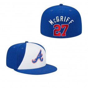 Fred McGriff Atlanta Braves White Royal 2023 City Connect Fitted Hat
