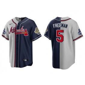Freddie Freeman Atlanta Braves 1995 Throwback to the 2021 Champions Split Jersey