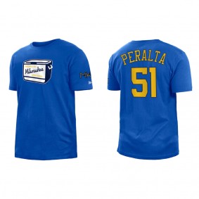 Freddy Peralta Brewers Royal City Connect T-Shirt