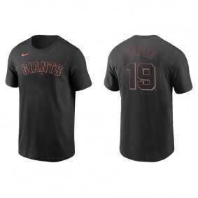 Gabe Kapler Men's San Francisco Giants Buster Posey Nike Black Name & Number T-Shirt