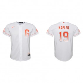 Gabe Kapler Youth Giants Nike White 2021 City Connect Replica Jersey