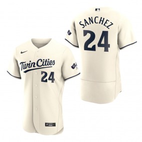 Gary Sanchez Minnesota Twins Cream 2023 Authentic Jersey