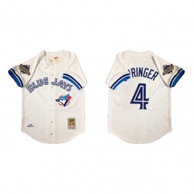 George Springer Toronto Blue Jays White Mitchell & Ness 1992 Authentic Jersey