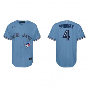 George Springer Youth Toronto Blue Jays White Replica Jersey