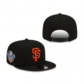 San Francisco Giants New Era 2010 World Series Patch Up 9FIFTY Snapback Hat Black