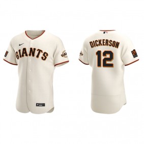 Men's San Francisco Giants Alex Dickerson Cream Authentic Home Jersey