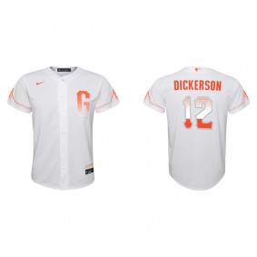 Youth San Francisco Giants Alex Dickerson White 2021 City Connect Replica Jersey