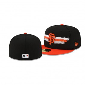 San Francisco Giants Scribble Black 59FIFTY Fitted Hat