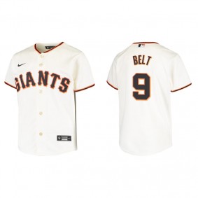 Youth San Francisco Giants Brandon Belt Cream Replica Home Jersey