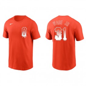 Men's San Francisco Giants LaMonte Wade Jr. Orange 2021 City Connect T-Shirt