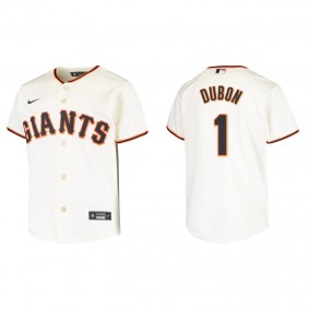 Youth San Francisco Giants Mauricio Dubon Cream Replica Home Jersey