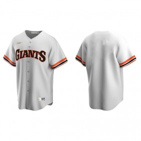 Men's San Francisco Giants White Cooperstown Collection Home Jersey