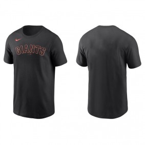 Men's San Francisco Giants Black Nike T-Shirt