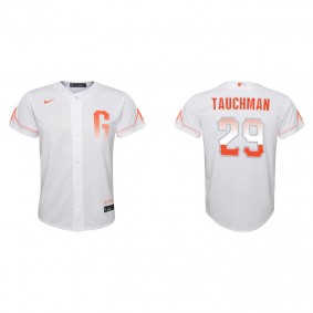 Youth San Francisco Giants Mike Tauchman White 2021 City Connect Replica Jersey