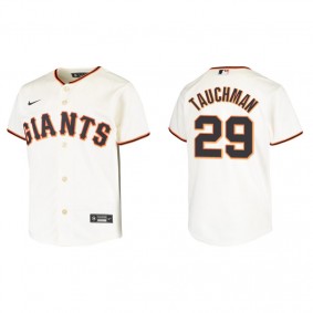 Youth San Francisco Giants Mike Tauchman Cream Replica Home Jersey