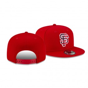 San Francisco Giants 2021 Independence Day Red 9FIFTY 4th of July Hat