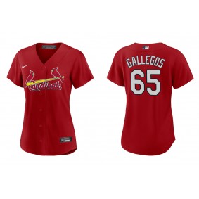 Women's St. Louis Cardinals Giovanny Gallegos Red Replica Jersey