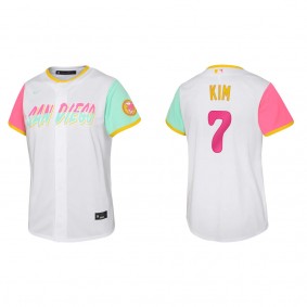 Ha-Seong Kim Youth San Diego Padres White 2022 City Connect Replica Jersey
