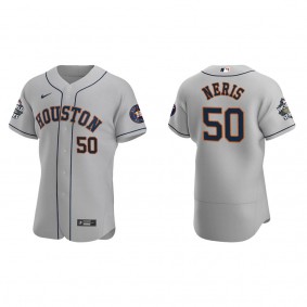 Hector Neris Houston Astros Gray 2022 World Series Road Authentic Jersey