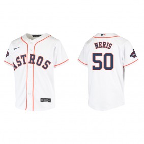 Hector Neris Youth Houston Astros White 2022 World Series Champions Home Replica Jersey