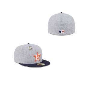 Men's Houston Astros 70th Anniversary Gray 59FIFTY Fitted Hat