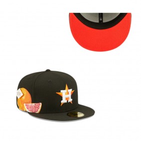 Houston Astros Black Fruit 59FIFTY Fitted Hat