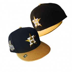 Houston Astros Black Gold 2023 Gold Program Hat