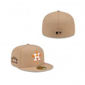 Houston Astros Camel 59FIFTY Fitted Hat