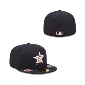 Houston Astros Double Roses Fitted Hat