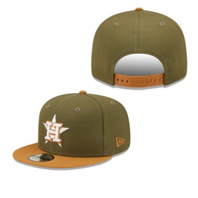 Men's Houston Astros Green Brown Color Pack Two-Tone 9FIFTY Snapback Hat