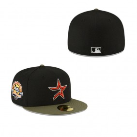 Houston Astros Just Caps Dark Forest Visor 59FIFTY Fitted Hat