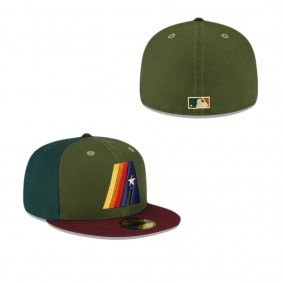 Houston Astros Just Caps Dark Green 59FIFTY Fitted Hat