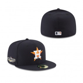 Men's Houston Astros Navy 2022 Postseason Side Patch 59FIFTY Fitted Hat