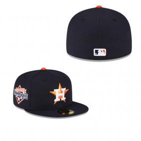 Men's Houston Astros Navy 2022 World Series Champions Sidepatch 59FIFTY Fitted Hat