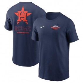 Men's Houston Astros Navy 2024 MLB World Tour Mexico City Series T-Shirt