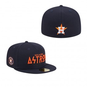 Men's Houston Astros Navy Geo 59FIFTY Fitted Hat
