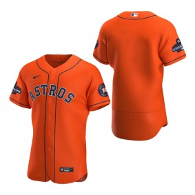 Houston Astros Orange 2022 World Series Champions Alternate Authentic Jersey