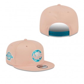 Men's Houston Astros Pink Sky Aqua Undervisor 9FIFTY Snapback Hat