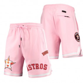 Men's Houston Astros Pro Standard Pink Logo Club Shorts