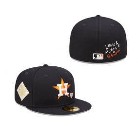 Houston Astros Team Heart 59FIFTY Fitted Hat