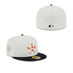 Houston Astros Throwback White 59FIFTY Fitted Hat