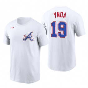 Huascar Ynoa Atlanta Braves White 2023 City Connect Name & Number T-Shirt