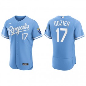 Hunter Dozier Men's Kansas City Royals Nike Powder Blue 2022 Authentic Jersey