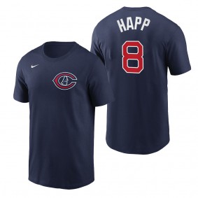 Cubs Ian Happ Navy 2022 Field of Dreams T-Shirt