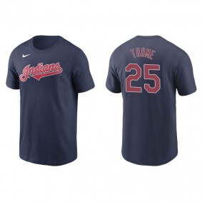 Men's Cleveland Indians Jim Thome Navy Name & Number Nike T-Shirt