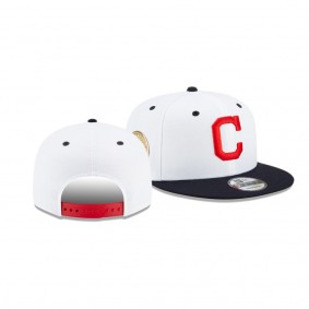 Cleveland Indians Americana White 9FIFTY Snapback Hat